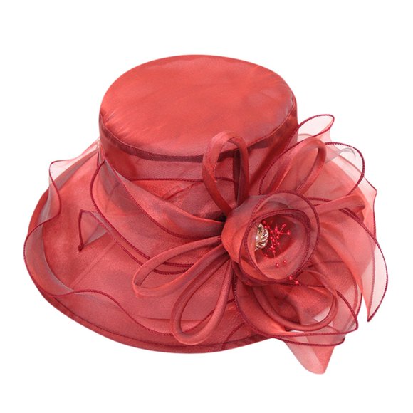 Yaman Visor hats for women Women‘s Church Kentucky Daily Cap Fascinator Bridal Tea Party Wedding Hat Straw