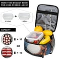 thumbnail image 4 of Baseball Lunch Box for Adults Women Sports Ball Theme Lunch Box Insulated Cooler Reusable Lunch Bag Container Gifts for Work Office Picnic Travel, 4 of 10