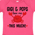thumbnail image 4 of Inktastic Gigi and Pops Love Me Grandchild Boys or Girls Baby Bodysuit, 4 of 5