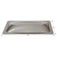 thumbnail image 3 of Icon Skylight 12117 4 Inch High Bubble Type Dome; Rectangular; For 30 Inch Length x 14 Inch Width Opening; 34 Inch Length x 18 Inch Width Flange; Smoke; Polycarbonate; Without Blind; Single, 3 of 4