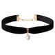 thumbnail image 1 of Gargantilla de perlas de moda para mujer, de uso diario (negra), 1 of 5