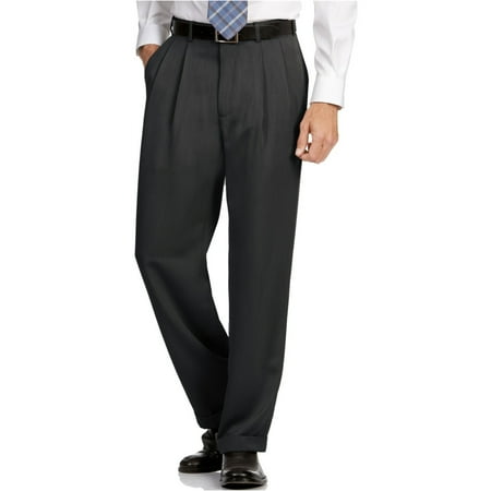 Mens Cuffed Classic Fit Dress Pants