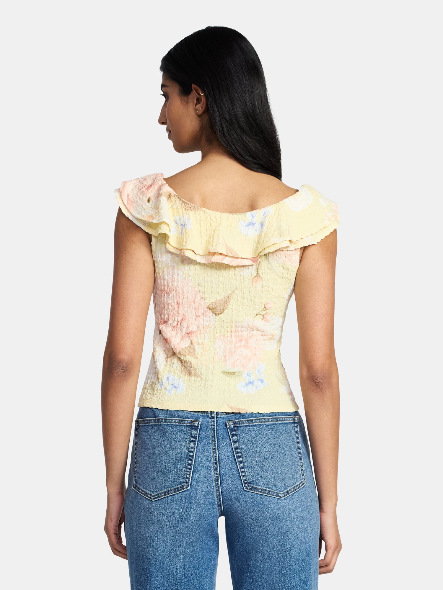 Madden NYC Women's Ruffle Top, Sizes XXS-XXL