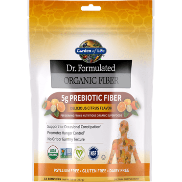 Garden of Life Dr. Formulated Organic Fiber - Delicious Citrus Flavor