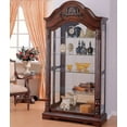 thumbnail image 2 of ACME Denton Curio Cabinet in Cherry, 2 of 2