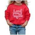 thumbnail image 1 of Chandails à Capuchon pour Enfants Filles Chandail Sans Capuche Col Rond Imprimé Manches Longues Taille 3-4 Ans, 1 of 4