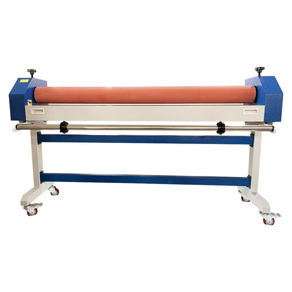 63in Cold Laminating Machine with Bracket Manual Cold Roll Laminator for Photo Poster Book