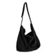 thumbnail image 2 of Bolso de viaje de pana Bolsos de hombro de moda para mujer para vacaciones de fin de semana (negro) Tmvgtek Para Estrenar, 2 of 8