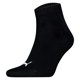 thumbnail image 3 of PUMA Calcetines unisex, paquete de 6 - Quarter Plain ECOM 6P, logo, uni Negro 43-46, 3 of 3