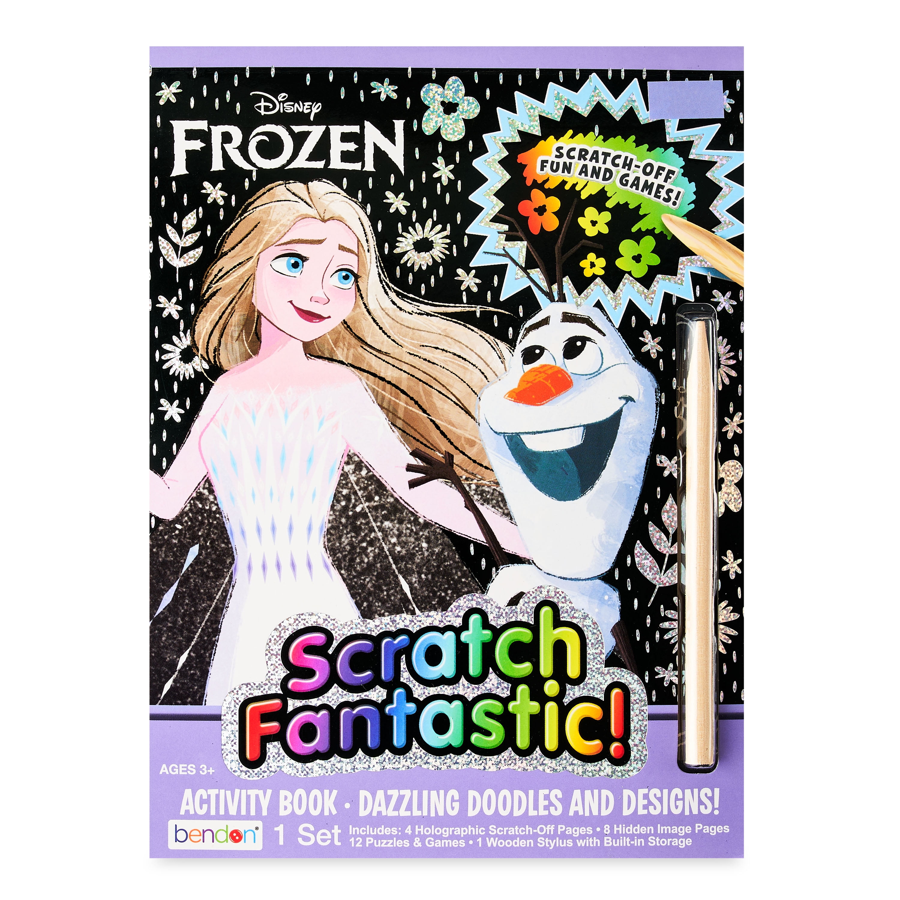 Disney Frozen Scratch Fantastic Reveal Book, Easter Party Favor Gifts