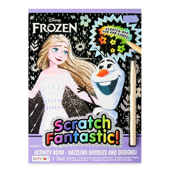 Disney Frozen Scratch Fantastic Reveal Book, Easter Party Favor Gifts