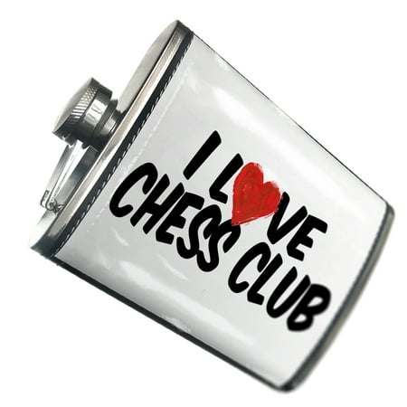 

NEONBLOND Flask I Love Chess Club