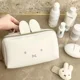 thumbnail image 4 of Bolsa de cosméticos Kawaii Ata Ffile de PU, billetera cuadrada, bolsa de almacenamiento, suministros escolares, gran capacidad, regalo de cumpleaños para novias, 4 of 5