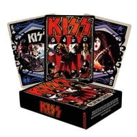 KISS (Gene Simmons, Stanley, Frehley Criss Photos) Playing Cards by AQUARIUS