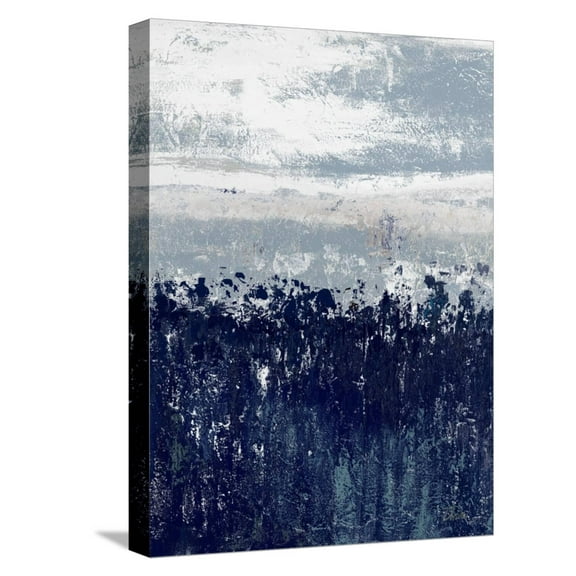 Art.com Indigo Contemporary II Stretched Canvas Print Wall Art by Patricia Pinto, 12" x 16"