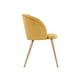 thumbnail image 4 of Silla Rolet encino Estilo Contemporáneo Color Dorado GAIA Rolet, 4 of 7