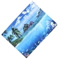 thumbnail image 4 of 200x150cm Tapestry Scenery Summer Beach Sea View Background Tapestry Home Decoration, 4 of 5