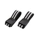 thumbnail image 5 of 2 bandas de resistencia para fitness, bandas de entrenamiento muscular para brazos, cinturones de ejercicio para mujeres y hombres. Gris, 5 of 9