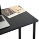 thumbnail image 4 of Escritorio Plegable Rectangular de Color Negro (80cm*40cm*74 cm) HOMEMAKE FURNITURE Industrial Clásico, 4 of 6