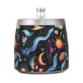thumbnail image 7 of Yayeee Ashtray with Lid for Cigarette Smokeless Stainless Steel Home Ash Holder, Zodiac Stars, 7 of 7