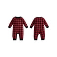 thumbnail image 3 of RUINIXCW Family Christmas Pajamas Matching Sets Spring Fall Winter Matching Pjs Set for Couples Women Men Long Sleeve Shirt and Plaid Pants Sleepwear Loungewear, 3 of 9