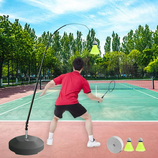 Colaxi Portable Self Practice Trainer Aid Equipment Auto Rebounding Simulator Badminton Telescopic Pole Badminton Training Device For Playing, Sports