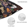 thumbnail image 5 of Gorillaz Square Pillow Case Pillow Holder Soft Decorative Pillow Sham Cushion Cases Pillowcase 24"X24", 5 of 7