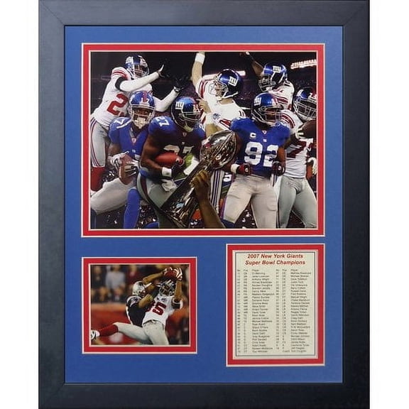 Legends Never Die New York Giants 2007 Champs Framed Memorabili
