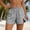Shorts-Gray, variant on Summer Beach Shorts for Women Comfy Elastic Waist Lounge Short Pants Flattering Relaxed Fit Lightweight Bottoms with Side Slits for Casual Daily Vacation Tropical Getaway Wear Khaki XL