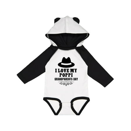 

Inktastic Grandparents Day I Love My Poppi Gift Baby Boy or Baby Girl Long Sleeve Bodysuit