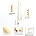 thumbnail image 3 of Customize Gold Long Bar with Birthstone Cremation Jewelry for Ashes Holder Pendent for Ashes and Chain Urn Necklace for Ashes of Loved One, 3 of 7