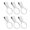 White, variant on YongCo Modern Simple Elastomer Towel Hoop Gluey Wall Hook Denial Drill Bathroom Kitchen Planner Permanent Simple