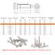 thumbnail image 5 of M6 DIN912-A2 Tornillo Allen Tornillos hexagonales Tornillos hexagonales Tornillo hexagonal M6 Carevas Tornillo, 5 of 7