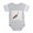 Heather Gray, variant on CafePress - Plays With Salamand... - Cute Infant Baby Football Bodysuit