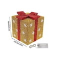 thumbnail image 2 of Regalo Iluminadas De Navidad Cajas De Regalo De Copos De Nieve Decoración De Navidad Para Interiores Y Exteriores Para Fiestas Navideñas Árbol De Navidad Patio Porche Césped Hogar Serendint HA045241-03, 2 of 6