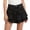 Black, variant on Girls Denim Skirt Mid Rise Button Casual Girls Jean Skirt Fashion Y2K Summer Vintage Mini Jean Skort with Pockets 2-15Years