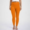 thumbnail image 2 of TGPMGRZ Honeycomb Textured High Waisted Leggings for Women Lifting Tummy Control Scrunch Booty Yoga Gym Workout Pants, Orange Size XXXL, 2 of 5