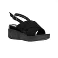 thumbnail image 1 of Sandalia Plataforma Cruzada Mujer Juvenil Negro Cómoda negro 23, 1 of 7