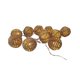 thumbnail image 1 of Brown Rattan Ball Light String - 2.5m Battery Powered Christmas Decoration with 10 LED Lights, 1 of 5