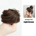 thumbnail image 1 of Chignon en Désordre Extensions pour Femmes Perruque Synthétique Lisse/bouclée Chouchous Naturels Queue de Cheval, 1 of 6
