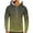 Army Green, variant on QUINDOS Sweatshirts for Men American Flag Gradient Color Hoodies for Men Thick Long Sleeve Casual Pullover Tops Kangaroo Pocket