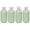 300ML, variant on Tnobhg 4 Pack 200ML 260ML 300ML 400MLGreen Empty Squeeze Bottles Leak Proof Refillable Wide Mouth Top Design Lotion Cream Shampoo Travel Containers