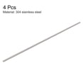 thumbnail image 2 of Uxcell M4 x 250mm 304 Stainless Steel Fully Threaded Rod Right Hand Threads 4 Pack, 2 of 4