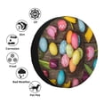 thumbnail image 4 of Kdxio Easter eggs Tire Cover Wheel Protectors Tyre Covers Weatherproof Wheel Covers Universal Fit for Trailer Rv SUV Truck Camper Travel Trailers-15 inch, 4 of 6