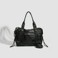 thumbnail image 2 of High Quality best-selling French retro motorcycle bags, single-shoulder crossbody bags tote bags large bags women's large-capacity bags washable bags, 2 of 23