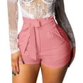 thumbnail image 2 of Womens Bermuda Shorts High Waisted Hem Distressed Ripped Casual Beach Vacation Trendy 2025 M-2XL, 2 of 5