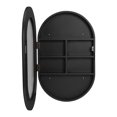 thumbnail image 6 of Fichiouy Bathroom Mirror Cabinet Oval Wall Mounted Cabinet Storage Cabinet with Mirror for Bathroom 19.76" x 30.82", 6 of 12