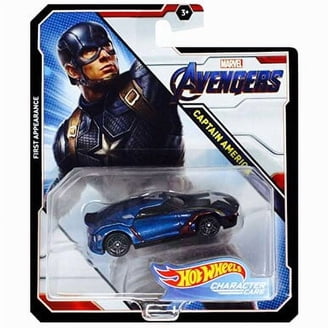 Hot Wheels AVENGERS Set of 7 Diecast Character Cars Captain