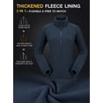 thumbnail image 5 of OutPro Women's Waterproof 3 in 1 Ski Jacket Windproof Activewear,Dark Blue,XXL, 5 of 11