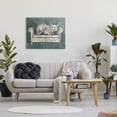 thumbnail image 2 of Stupell Industries Country Longhorn Cattle Resting Couch Green Gray, 40 x 30, Design by Cindy Jacobs, 2 of 6